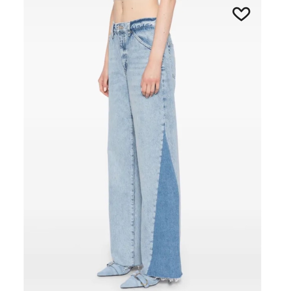 FRAME Le Baggy Palazzo Outseam Jeans, NWT! - Picture 3 of 7